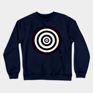 Black & White Circles Crewneck Sweatshirt